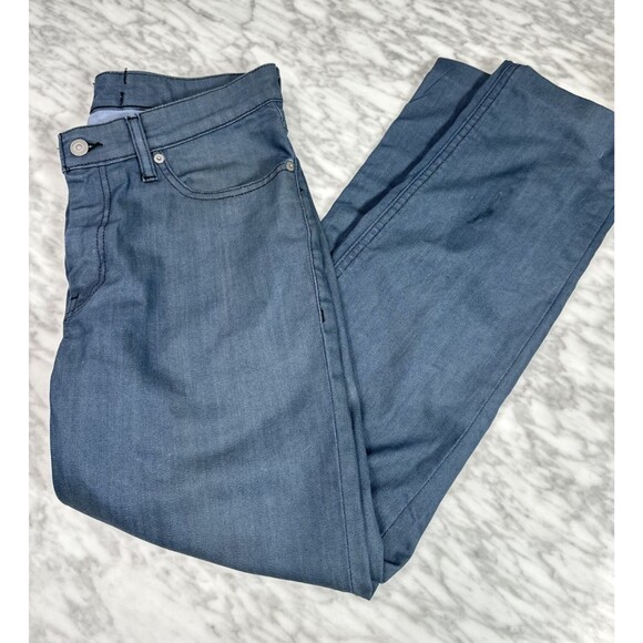 Levi's 511 Jeans Mens 33x30 Slim Fit Straight Leg Blue Washed Stretch pants - Picture 1 of 10